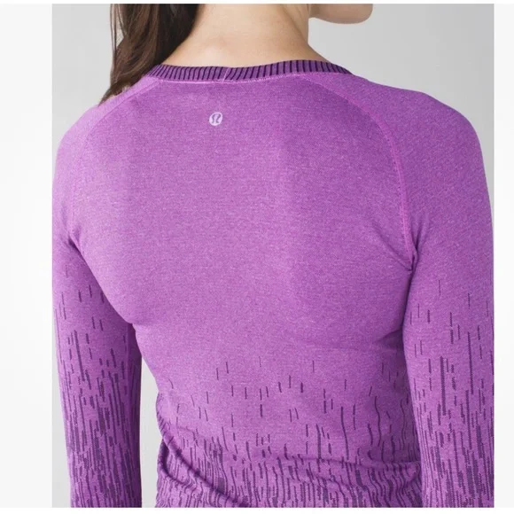 Lululemon Run Swiftly Heathered Regal Plum Top - Picture 5 of 10